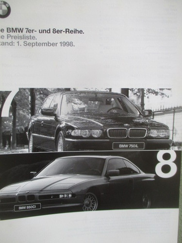 Bmw 728i 750il e38 - bmw, 728i-750il